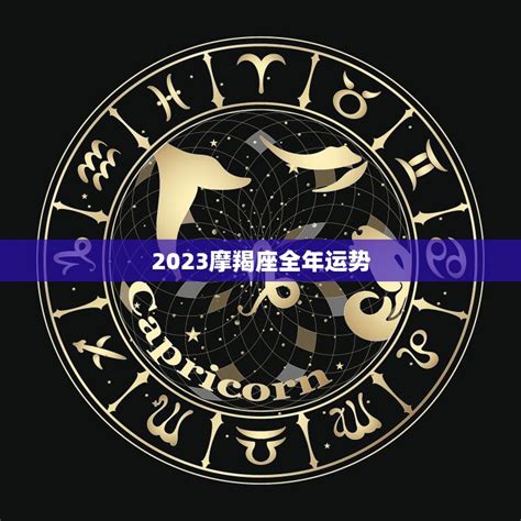 摩羯座2023年全年运势如何_摩羯座2023年运势详解完整版,第12张