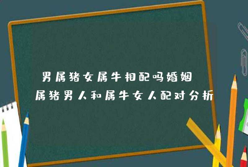 男属猪女属牛相配吗婚姻_属猪男人和属牛女人配对分析,第1张