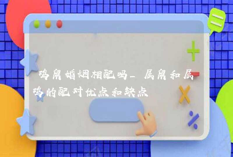 鸡鼠婚姻相配吗_属鼠和属鸡的配对优点和缺点,第1张