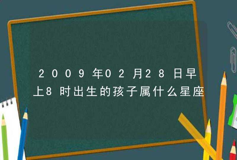 2009年02月28日早上8时出生的孩子属什么星座？,第1张